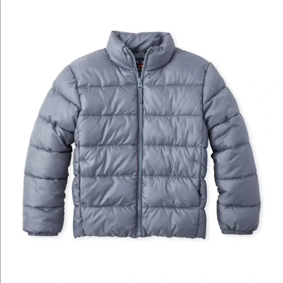 NWT Boys Cozy Quilted Outdoors Puffer Jacket - The Children’s Place - Picture 11 of 11